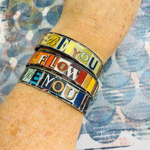 Load image into Gallery viewer, BE YOU Upcycled Tesserae Tin Cuff