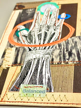 Load image into Gallery viewer, Balance   |  Small Sewn Paper Collage