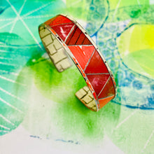 Load image into Gallery viewer, Berries Triangles Tesserae Tin Cuff