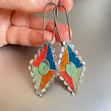 Load image into Gallery viewer, Quarter of Mutation IX Tin Earrings