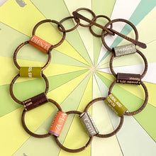 Load image into Gallery viewer, Reclaimed Copper Textured Link Bracelet