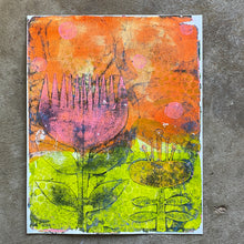 Load image into Gallery viewer, Fantastical Botanicals XI   |  Original Gelatin Monoprint