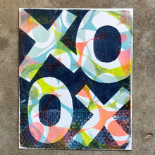 Load image into Gallery viewer, XOXO I   |  Original Gelatin Monoprint