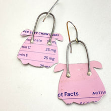 Load image into Gallery viewer, Little Pink Bulldogs Tin Earrings