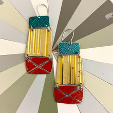 Load image into Gallery viewer, Mixed Vintage Juju Tin Earrings