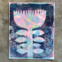Load image into Gallery viewer, Fantastical Botanicals VII   |  Original Gelatin Monoprint