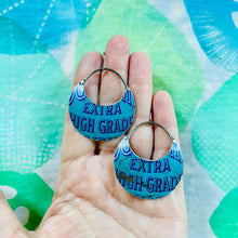 Load image into Gallery viewer, Extra High Grade Upcycled Tin Earrings