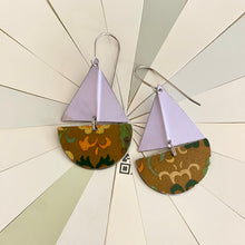 Load image into Gallery viewer, Vintage Bronze Sailboat Earrings