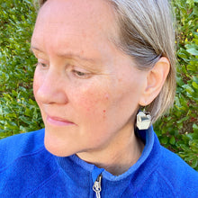 Load image into Gallery viewer, Noodle Box Upcycled Tin Earrings