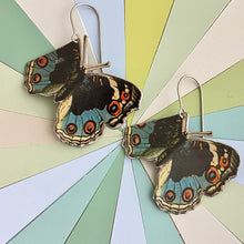 Load image into Gallery viewer, Butterfly in Flight Tin Earrings