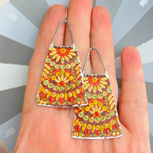 Load image into Gallery viewer, Vintage Mosaic Tin Earrings