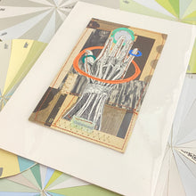 Load image into Gallery viewer, Balance   |  Small Sewn Paper Collage