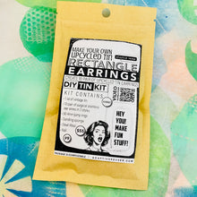 Load image into Gallery viewer, DIY Rectangle Tin Earring Kit