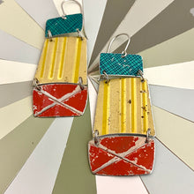 Load image into Gallery viewer, Mixed Vintage Juju Tin Earrings