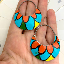 Load image into Gallery viewer, Filofax Brights Crescent Circle Earrings