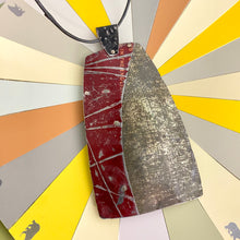 Load image into Gallery viewer, Reversible Shamanic Tin Rattle Necklace