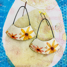 Load image into Gallery viewer, Wildflowers Wide Arc Earrings