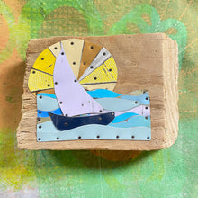 Load image into Gallery viewer, Sail Forbidden Seas Upcycled Tin Wall Art