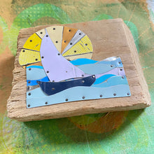 Load image into Gallery viewer, Sail Forbidden Seas Upcycled Tin Wall Art