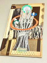 Load image into Gallery viewer, Balance   |  Small Sewn Paper Collage