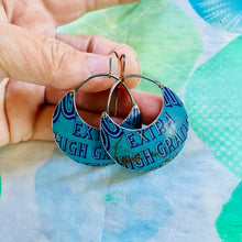 Load image into Gallery viewer, Extra High Grade Upcycled Tin Earrings