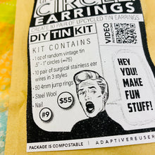 Load image into Gallery viewer, DIY Circle Tin Earring Kit