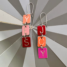 Load image into Gallery viewer, YES to JOY Tiny Tin Earrings |  Various Colors