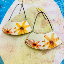 Load image into Gallery viewer, Wildflowers Wide Arc Earrings