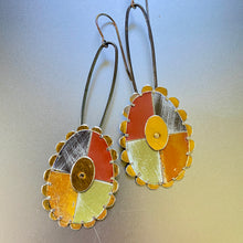 Load image into Gallery viewer, Quarter of Mutation XIII Tin Earrings