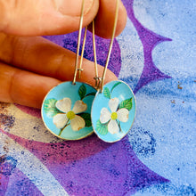 Load image into Gallery viewer, Dogwood Blossoms Medium Basin Earrings