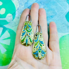 Load image into Gallery viewer, Morris Drops Recycled Tin Earrings