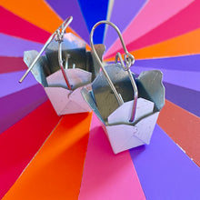 Load image into Gallery viewer, Noodle Box Upcycled Tin Earrings