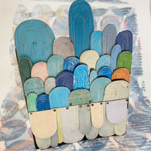 Load image into Gallery viewer, Learn Trust  |  Tin Collage Wall Art