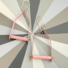 Load image into Gallery viewer, Wishbone Cool Pink Earrings