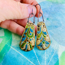 Load image into Gallery viewer, Morris Drops Recycled Tin Earrings