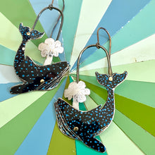 Load image into Gallery viewer, Starry Night Humpback Exhale Earrings