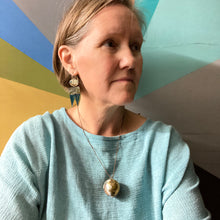 Load image into Gallery viewer, Mixed Golds Venus Earrings