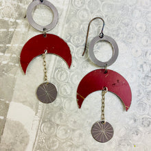 Load image into Gallery viewer, Moon Phases Zero Waste Tin Earrings