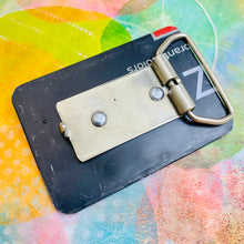 Load image into Gallery viewer, Spirograph Retro Starburst Tin Belt Buckle