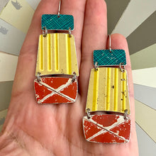 Load image into Gallery viewer, Mixed Vintage Juju Tin Earrings