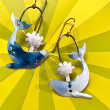 Load image into Gallery viewer, Moody Humpback Exhale Earrings