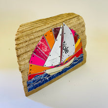Load image into Gallery viewer, Unerringly I Rush Upcycled Tin Wall Art
