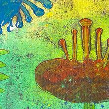 Load image into Gallery viewer, Fantastical Botanicals I   |  Original Gelatin Monoprint
