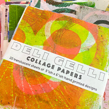 Load image into Gallery viewer, Deli Gelli |  Hand Printed Collage Paper Pack