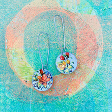 Load image into Gallery viewer, Orange &amp; Yellow Blossoms Medium Basin Earrings