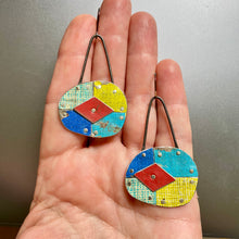 Load image into Gallery viewer, Quarter of Mutation V Tin Earrings