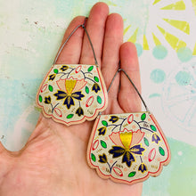 Load image into Gallery viewer, Botanical Panel Tin Earrings