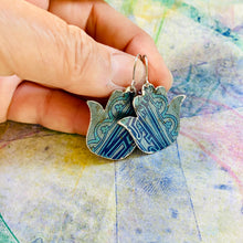 Load image into Gallery viewer, Edgeworth Classic Hamsa Upcycled Tin Earrings