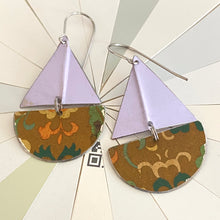Load image into Gallery viewer, Vintage Bronze Sailboat Earrings