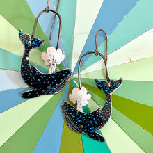 Load image into Gallery viewer, Starry Night Humpback Exhale Earrings